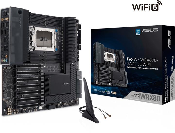 Produktbild ASUS Pro Ws Wrx80e-Sage Se Wifi (sWRX8, AMD WRX80, E-ATX)