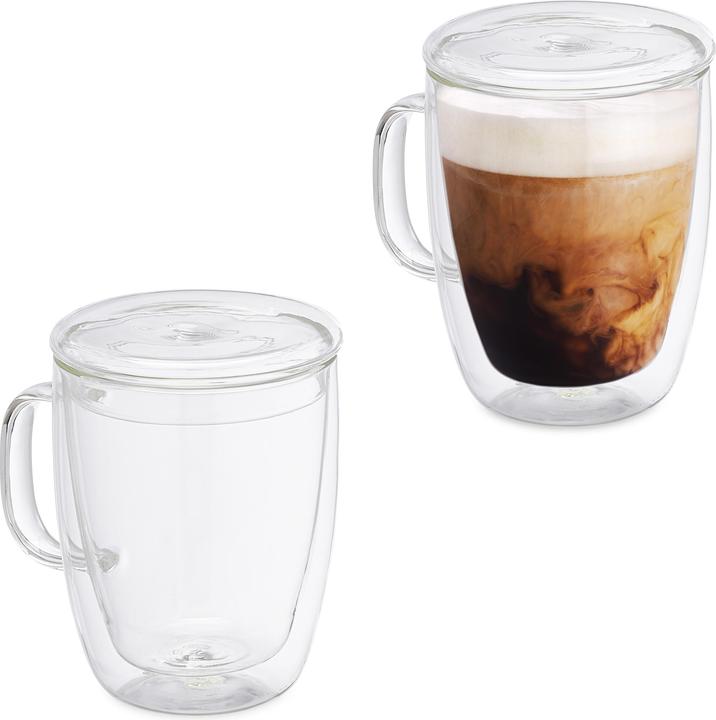 Produktbild Relaxdays Kaffeegläser (0.50 l, 1 x)