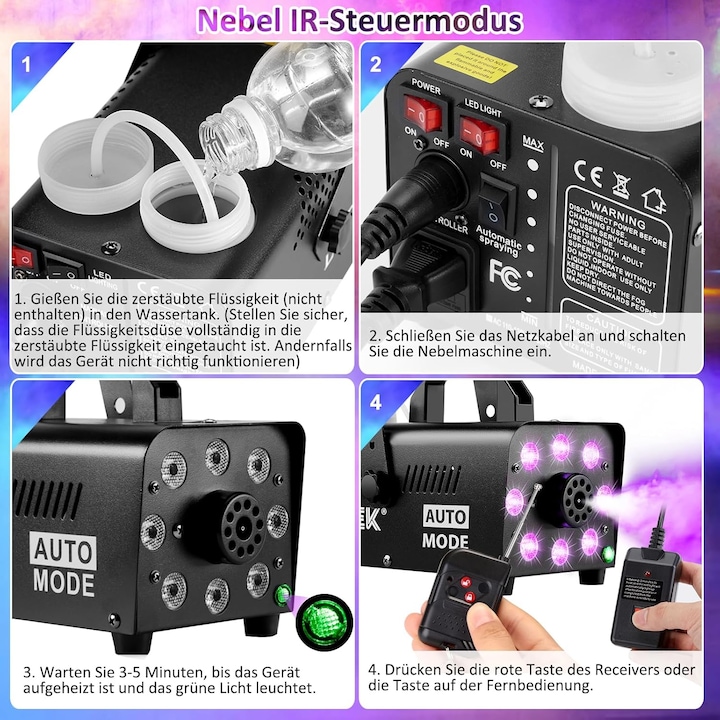 Produktbild Agptek Nebelmaschine