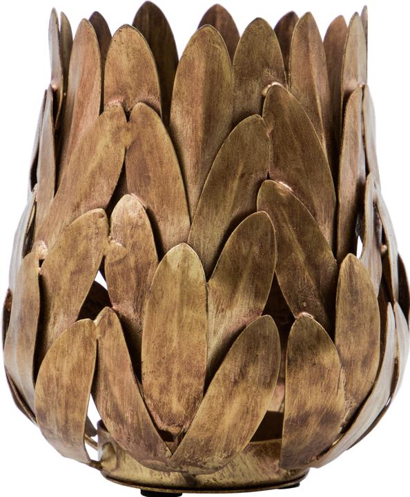 Actual product image House Doctor Tealight holder, HDLuka, antique gold (12 x 10 cm)