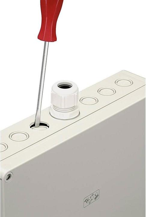 Actual product image Spelsberg IP66 box with grey lid & KO,110x110x66mm (Housing)