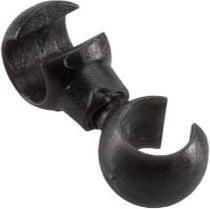 Jagwire Rotatable hooks for shift and brake cables - black