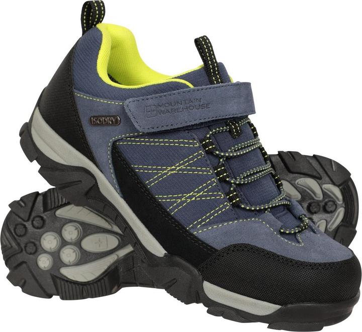 Immagine prodotto Mountain Warehouse Trailblaze Scarpe da Trekking Pelle Scamosciata Bambini (35)