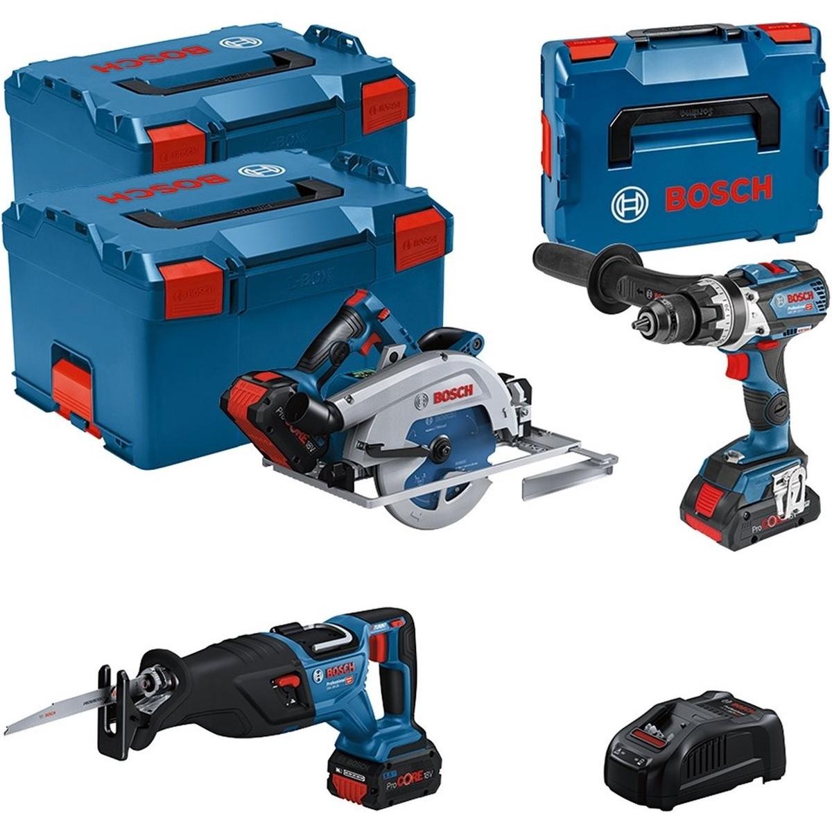 Bosch Professional, Set di utensili elettrici, Set di strumenti per batterie BOSC