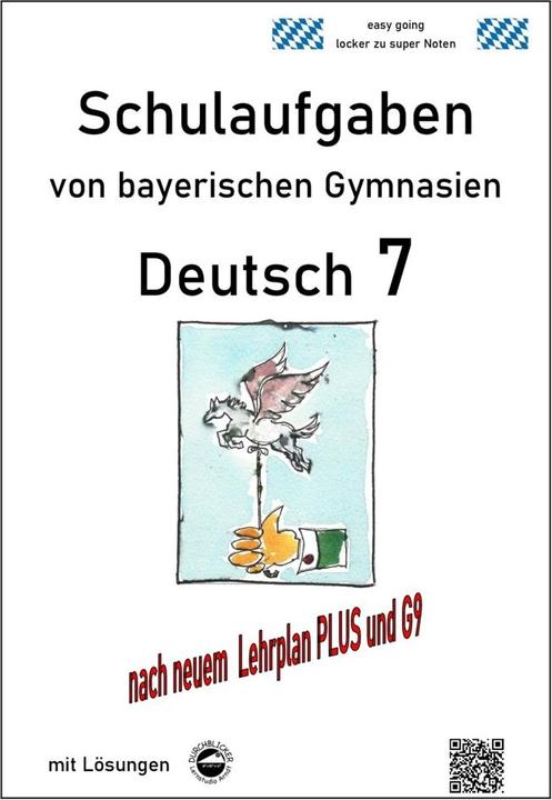 Produktbild Deutsch 7, Klassenarbeiten von Gymnasien in Baden-Württemberg mit Lösungen (Deutsch, Monika Arndt, 2016)