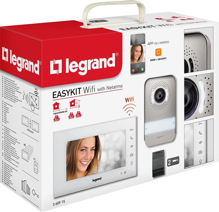 Legrand EASYKIT Wi-Fi video door intercom set