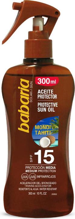 Image du produit Babaria Protection solaire (Huile solaire, SPF 15, 300 ml)