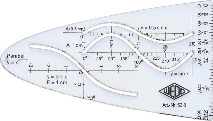 Wedo Parabel 3 Kurven (12.40 cm)