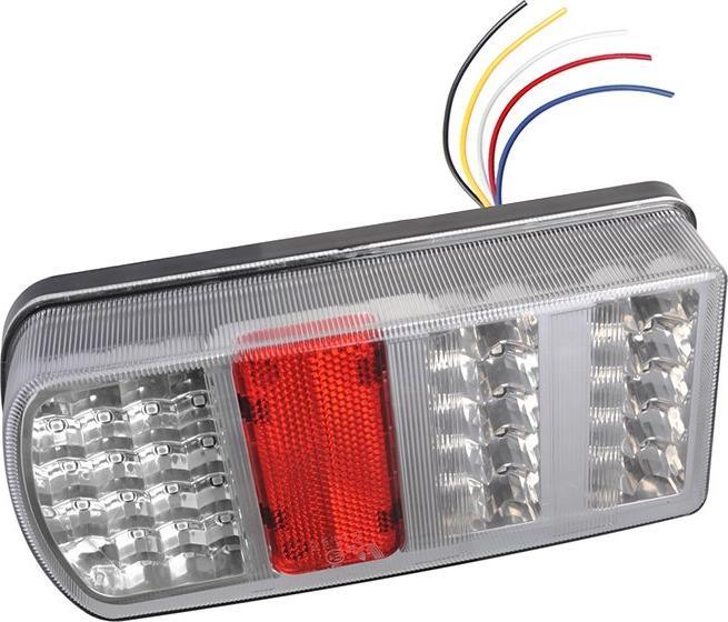 Actual product image ProPlus Taillight 5 functions 43LED left in blister