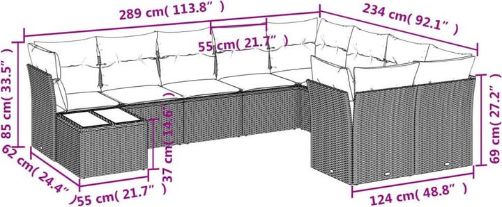 Produktbild vidaXL Hailey