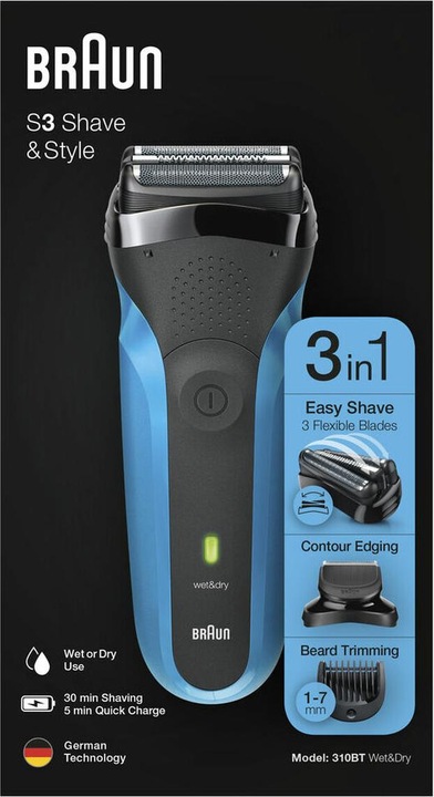 Actual product image Braun Series 3 Shave&Style