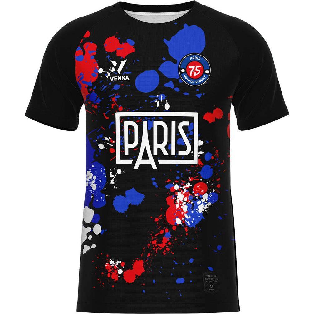Venka, Herren, Sportshirt, trikot paris 75 (M), Schwarz, M
