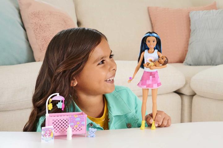 Actual product image Barbie Skipper Babysitter Nanna with Black and Blue Hair