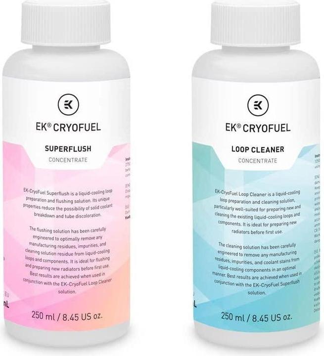 Produktbild EKWB EK Waterblocks EK-CryoFuel Loop Cleaner + Superflush Konzentrat (250 ml, Konzentrat)