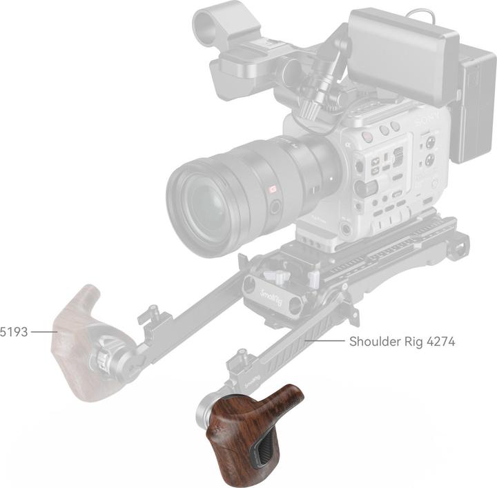 Actual product image SmallRig Haltegriff «ImageGrip» Series Wooden Handle (Grip)