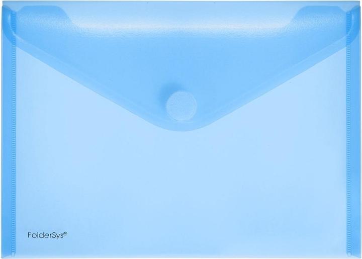 Actual product image Foldersys Document pouch, DIN A5 landscape, Velcro fastener, PP (A5, 10 x)