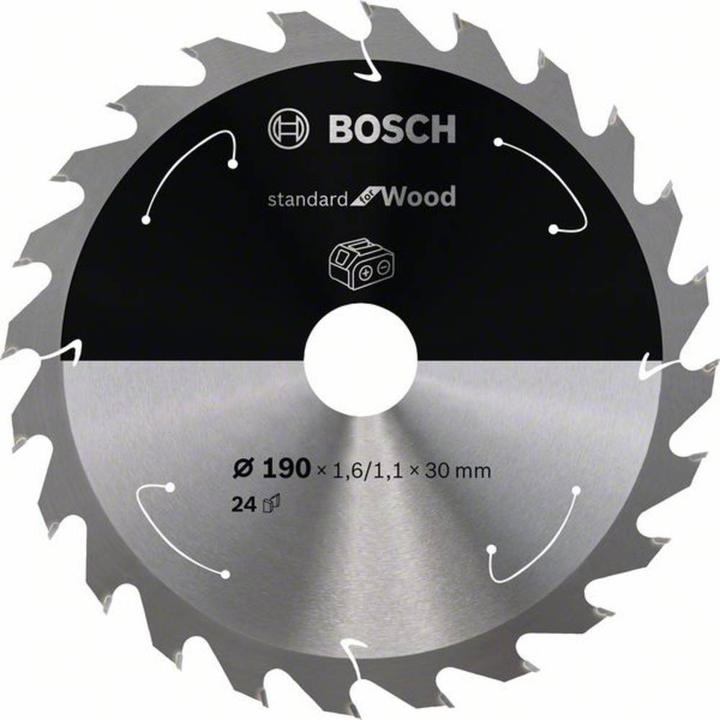 Image du produit Bosch Professional Zubehör Lame de scie circulaire PRO Wood cordless, 190 x 1,6 x 30 mm