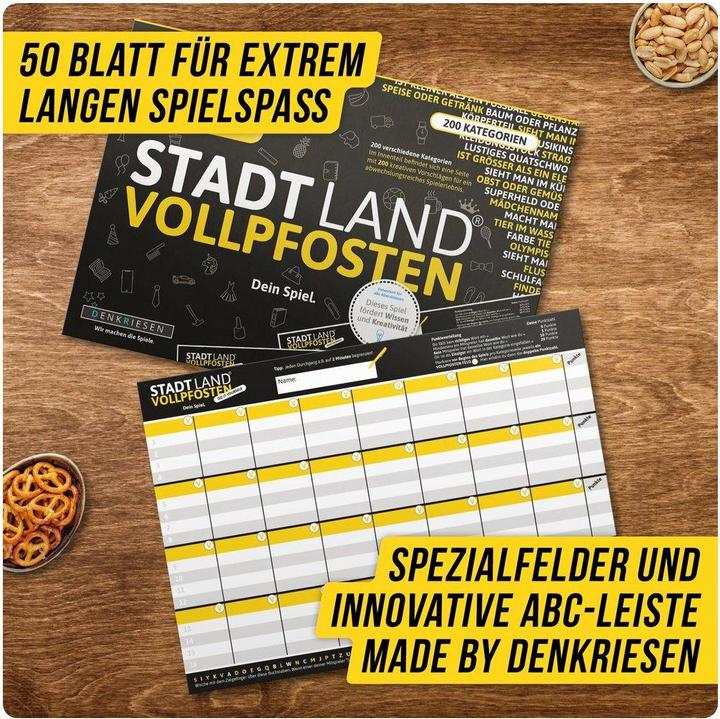 Image du produit Denkriesen Ville Pays Poteau - Do It Yourself Edition - Ton jeu (Allemand)
