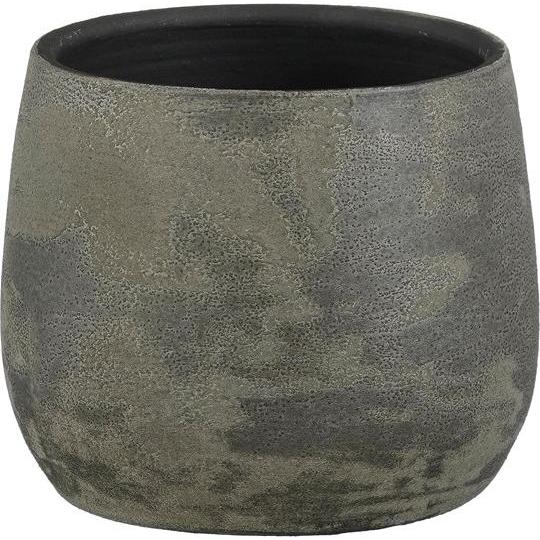 Mica, Vaso da fiori, Flower pot OLAF 1193440, ceramics, anthracite