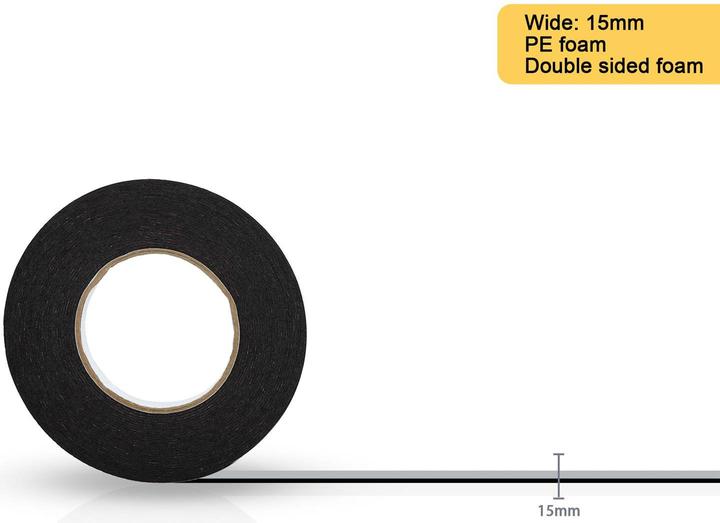 Produktbild Intirilife Doppelseitiges Schaumklebeband 15mmx30m (102 mm)