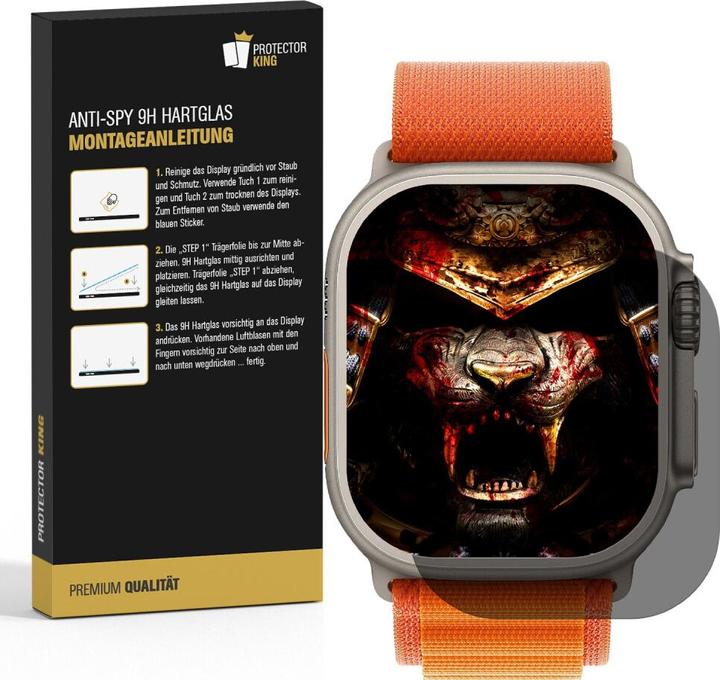 Actual product image Protectorking 2x Blickschutz tempered 9H Panzerglas Anti-Spy