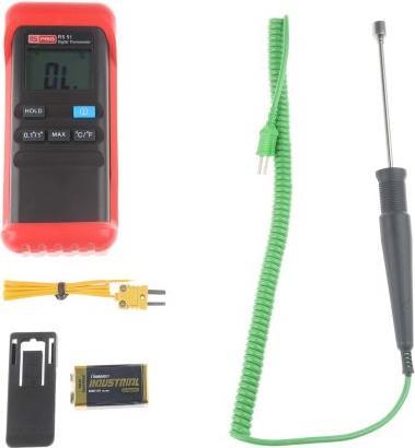 Actual product image RS PRO RS51 Thermometer with Probe (Temperature measuring device)