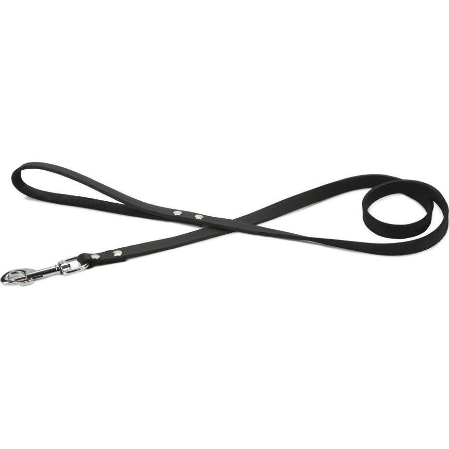 Beeztees BZ LEDERLEINE SCHWZ 130X16 (Hund, Hundesport), Halsband + Leine