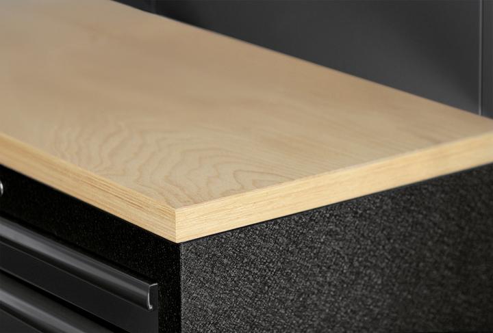 Produktbild Kraftwerk MOBILIO BLK Kombi Lochwand Buche (136 cm, 200 cm)