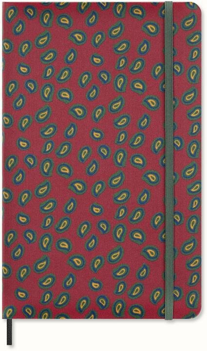 Immagine prodotto Moleskine Taccuino in seta grande/A5, foderato, copertina rigida, Bordeaux (130 x 210 mm, Righe, Copertina rigida)