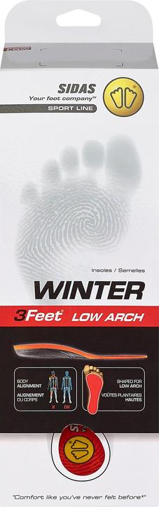 Produktbild Sidas 3 Feet Winter Low Arch 35-36 Einlegesohle