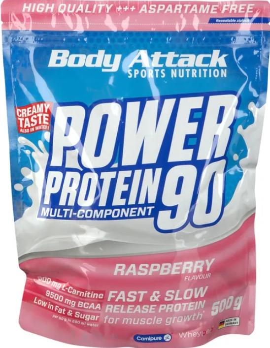 Produktbild Body Attack New Power Protein 90 (500g Beutel) (Himbeere, 1 x, 500 g)
