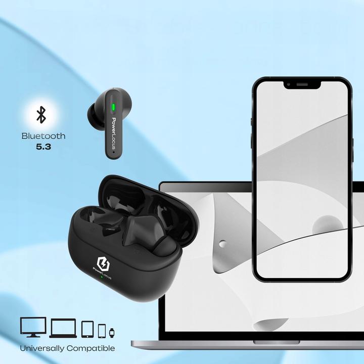 Actual product image PowerLocus Fit Bluetooth-Earphones mit ANC (ANC, 5 h, Wireless)