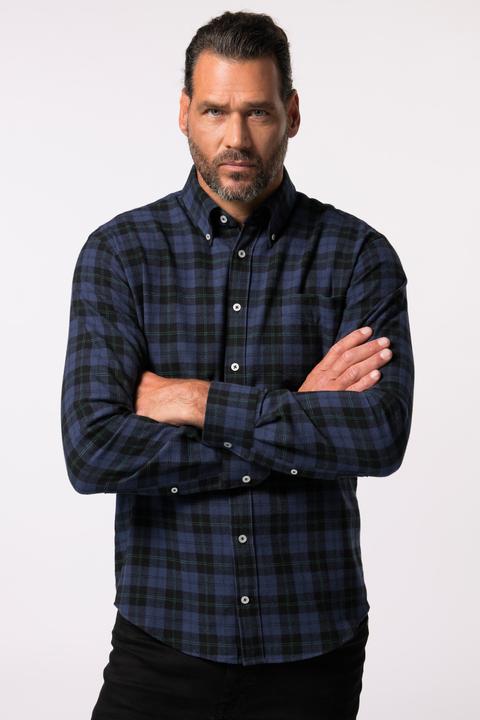 Produktbild JP1880 JP 1880 Karo-Flanellhemd, Buttondown-Kragen, Modern Fit (5XL)
