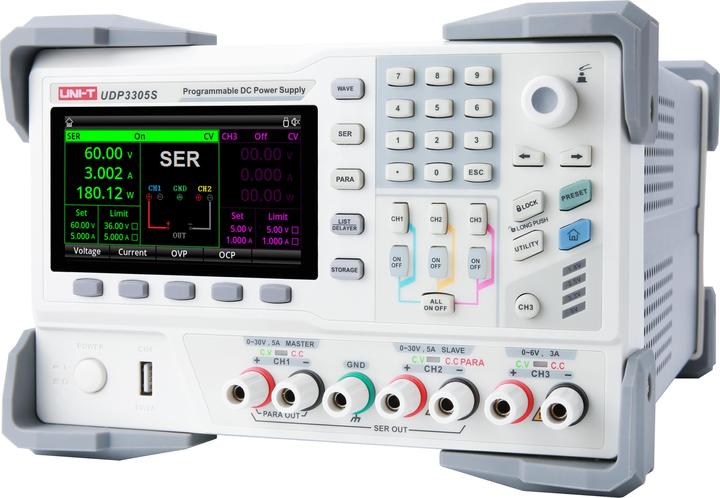 Productafbeelding Uni-T Laboratoriumvoeding, UDP3305S, 4-kanaals, programmeerbaar, 328 W