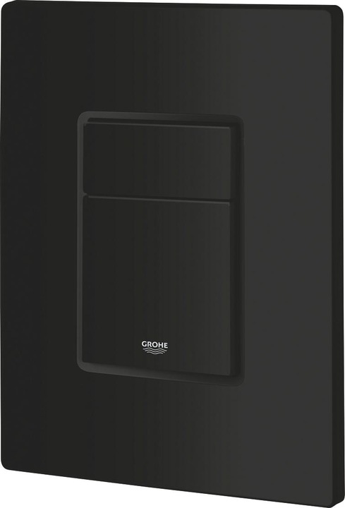 Immagine prodotto Grohe Piastra di azionamento Even QuickFix, a 2 livelli, installazione verticale e orizzontale, nero opaco