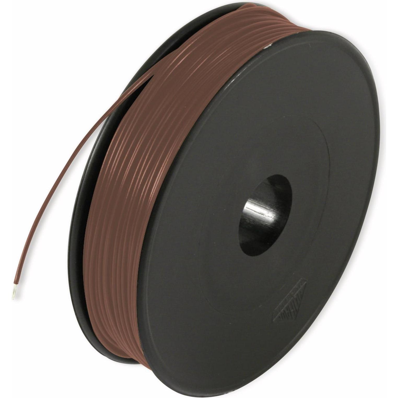 Eneroid, Kabelleitung, Schaltlitze LiYv, 0,25 mm², 25m Spule, braun (25 m)