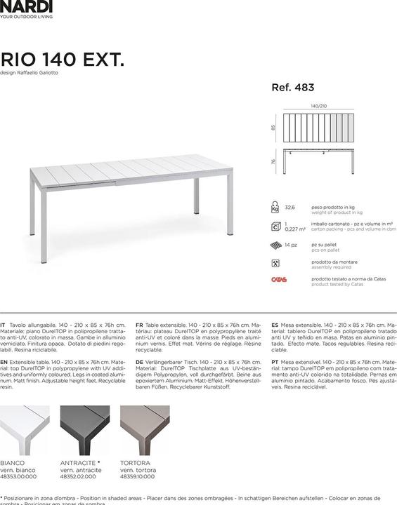 Image du produit Nardi Cube (140 cm)