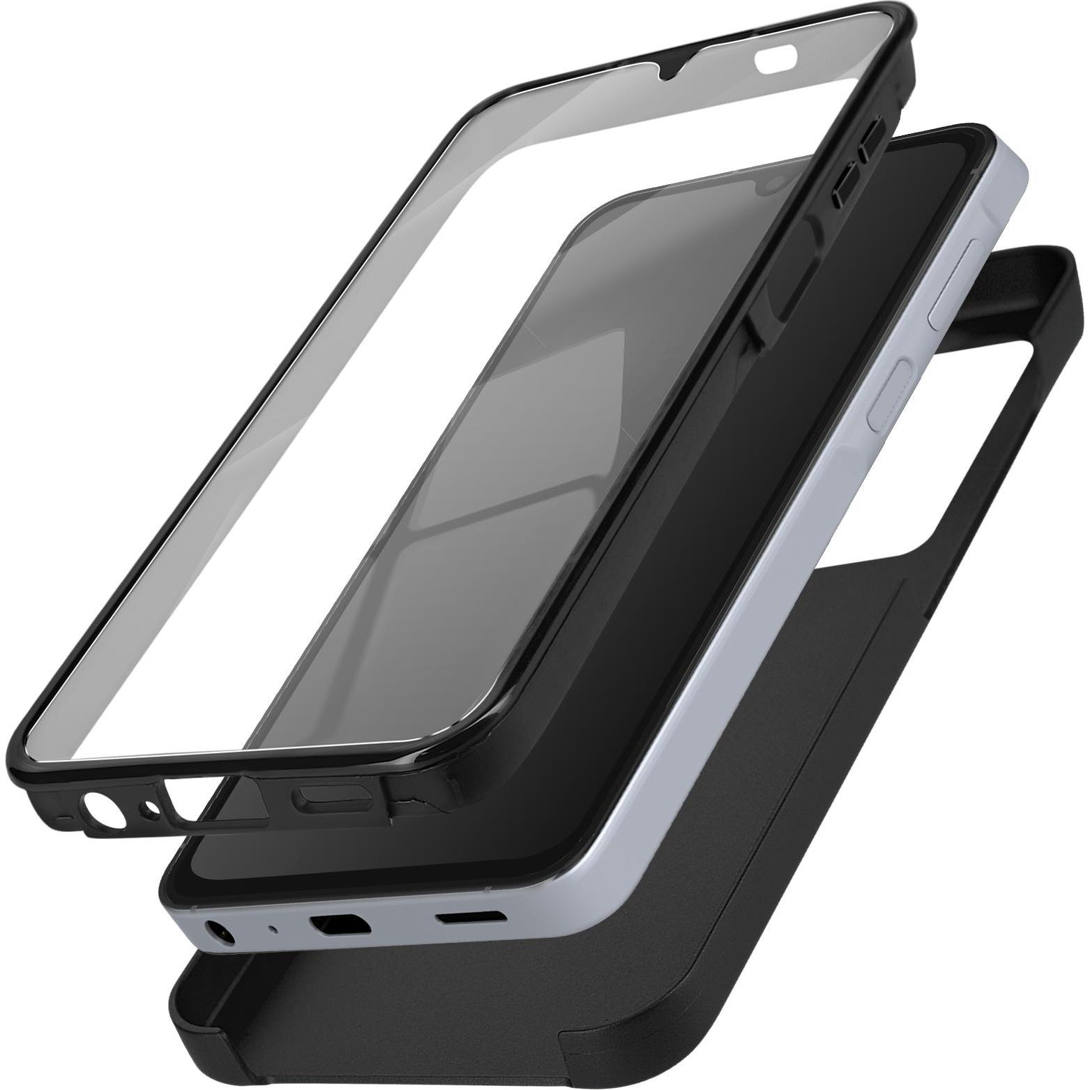 Avizar ClearGuard Case Series (Samsung Galaxy A15), Smartphone Hülle, Schwarz