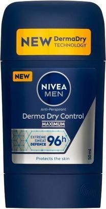 Produktbild NIVEA Men Derma Dry Control Antiperspirant Stick 50ml (Stick, 50 ml)