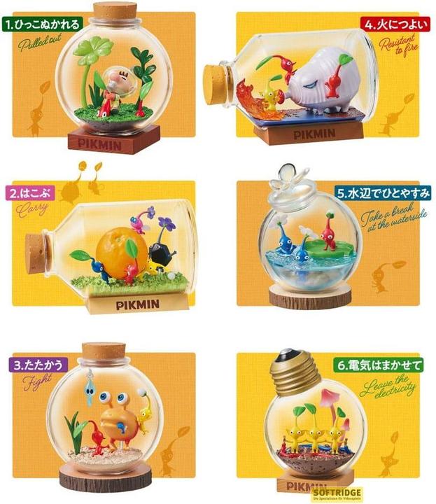 Image du produit Re-Ment Pikmin assortiment figurines Terrarium Collection 6 cm (6)