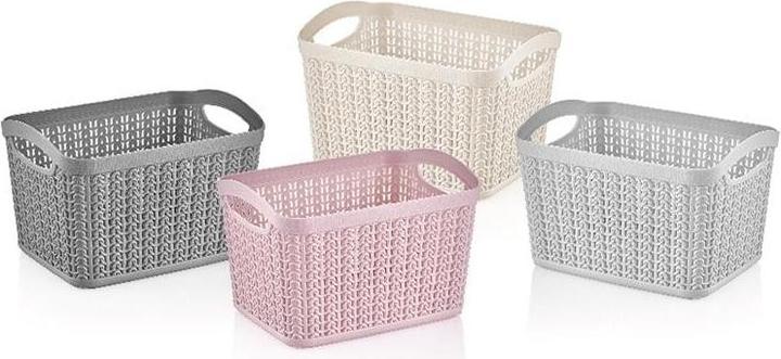 Productafbeelding Üçsan Plastik MAND 6,6L GEBREID M-083 IJSGRIJS (19.50 cm)