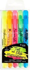 Actual product image Twist and Glide 5 Piece Gel Highlighter Set