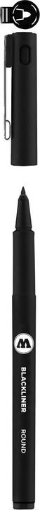 Produktbild Molotow Blackliner rund 1mm schwarz (Schwarz, 1 x)