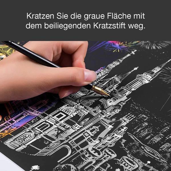 Produktbild Figured'Art Kratzbild – Riesenrad Vergnügungspark
