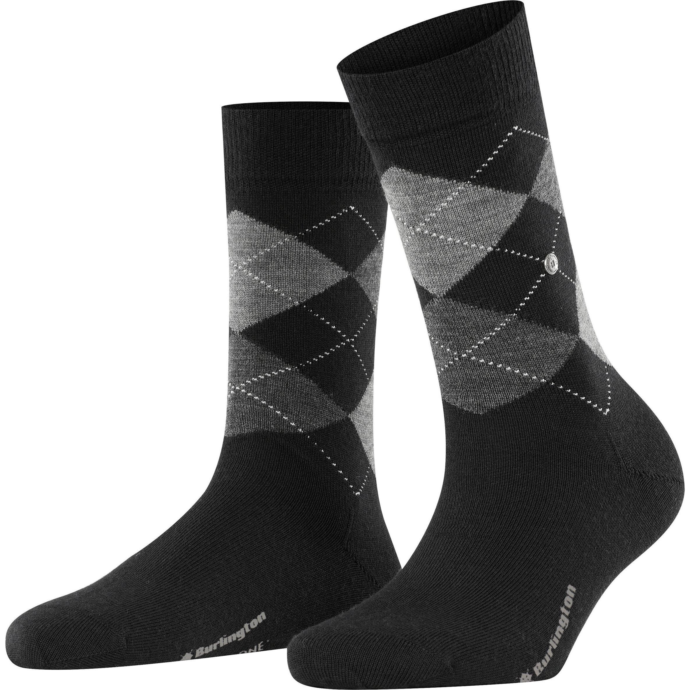 Burlington, Damen, Socken, Marylebone SO, Schwarz, (Einzelpack, 36 - 41)