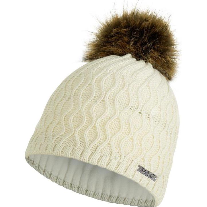 P.A.C., Unisex, Mütze, . Kids Kisala Pom Beanie, Beige, (One Size)