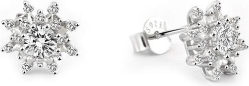 Beneto Fitting silver earrings Snowflake AGUP2749 (L)
