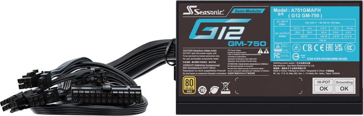 Image du produit Seasonic G12 GM-750 (750 W)