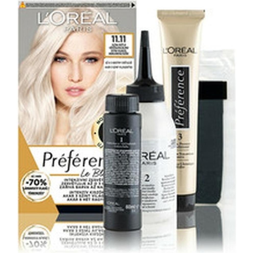 L'oréal Paris Donna Tinta Per Capelli, - Schiarente Intensivo Preference Leonding - Tonalità: 11.21 Ultra Svä'tlá Studená (11.21 Ultra Svätlá Studená)