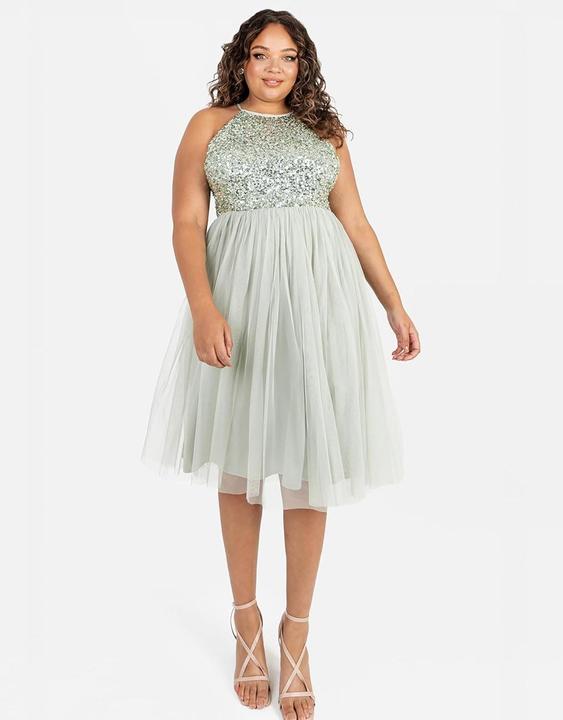Produktbild Herba Halterneck-Midi-Kleid (40)